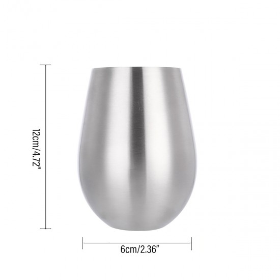 500ml Stainless Steel Beeer Cup Winee Tumbler Large Beeer Mug Cocktail Winee Eegg Shaped Big Cool Metal Cup Outdoor Drinkware Tool 500ml Stainless Steel Beeer Cup Winee Tumbler Large Beeer Mug Cocktail Winee Eegg Shaped Big Cool Metal Cup Outdoor Drinkware Tool