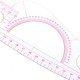 52cm Plastic Clothing Measuring Ruler Curve Ruler Metric Sewing Ruler For Dressmaking Tailor