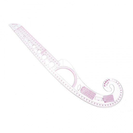 52cm Plastic Clothing Measuring Ruler Curve Ruler Metric Sewing Ruler For Dressmaking Tailor