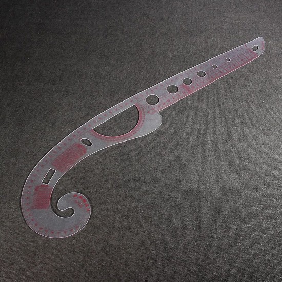 52cm Plastic Clothing Measuring Ruler Curve Ruler Metric Sewing Ruler For Dressmaking Tailor