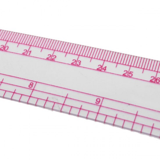 55cm Plastic Curve Metric Sewing Ruler Dressmaking Tailor Ruler Drawing Curve Ruler Measure Tool