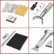 59 Pieces Leather Craft Tool Kit for Hand Sewing Stitching Stamping Set Saddle Making Tool 59 Pieces Leather Craft Tool Kit for Hand Sewing Stitching Stamping Set Saddle Making Tool