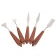 5Pcs Painting Set Stainless Steel Painting Mixing Scrapers Artist Oil Painting Palette 5Pcs Painting Set Stainless Steel Painting Mixing Scrapers Artist Oil Painting Palette