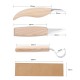 5Pcs Spoon Wood Carving Tool Set Chisel Woodworking Cutter DIY Craft Hand Tool