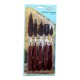 5pcs Wooden Painting Handle Paint Pallette Knives Spatula Stainless Steel Blade 5pcs Wooden Painting Handle Paint Pallette Knives Spatula Stainless Steel Blade