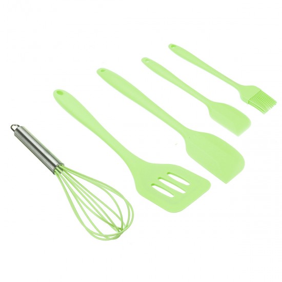 5pcs kitchen Utensil Set Silicone Cake Cream Spatula Mixing Scraper Baking Tool 5pcs kitchen Utensil Set Silicone Cake Cream Spatula Mixing Scraper Baking Tool