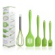 5pcs kitchen Utensil Set Silicone Cake Cream Spatula Mixing Scraper Baking Tool 5pcs kitchen Utensil Set Silicone Cake Cream Spatula Mixing Scraper Baking Tool