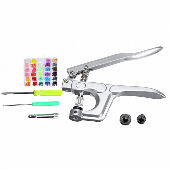 600Pcs Fastener Snap Kit T5 Snap Buttons Pliers Helper Handheld Sewing Tool 600Pcs Fastener Snap Kit T5 Snap Buttons Pliers Helper Handheld Sewing Tool