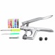 600Pcs Fastener Snap Kit T5 Snap Buttons Pliers Helper Handheld Sewing Tool
