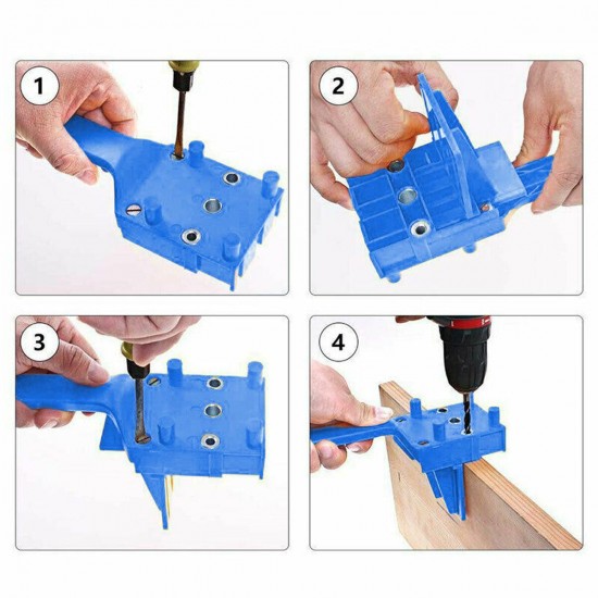 6/8/10mm Woodworking Dowel Jig Drill Guide Metal Sleeve Handheld Wood Doweling Hole Drill Guide 6/8/10mm Woodworking Dowel Jig Drill Guide Metal Sleeve Handheld Wood Doweling Hole Drill Guide