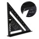 7 Inch Aluminum Triangle Ruler Speed Square Rafter Angle Miter Protractor Measuring