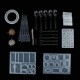 70pcs/Set DIY Craft Tools Kit Silicone Crystal Mold Making Jewelry Pendant Resin Casting 70pcs/Set DIY Craft Tools Kit Silicone Crystal Mold Making Jewelry Pendant Resin Casting