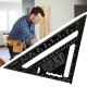 7/12inch Woodworking Triangle Ruler Angle Carpentry Measuring Tool Aluminium 7/12inch Woodworking Triangle Ruler Angle Carpentry Measuring Tool Aluminium