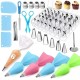 72Pcs Cake Decorating Tools Set DIY Cake Piping Tips Turntable Rotating Cake Tools 72Pcs Cake Decorating Tools Set DIY Cake Piping Tips Turntable Rotating Cake Tools