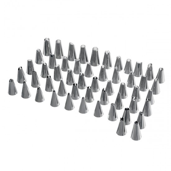 72Pcs Cake Decorating Tools Set DIY Cake Piping Tips Turntable Rotating Cake Tools 72Pcs Cake Decorating Tools Set DIY Cake Piping Tips Turntable Rotating Cake Tools