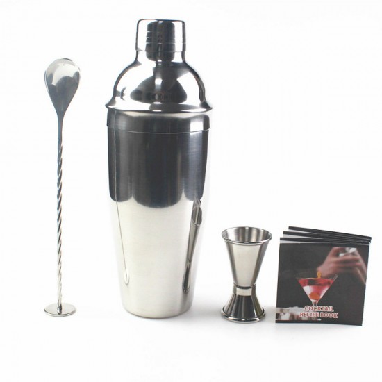 750ml Cocktail Shaker Set Bar Set Mixer Making Bartender Maker Party Bar Bartender Kit