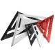 7''12'' Aluminum Alloy Triangle Ruler Metric Imperial Meter Square Protractor Line Ruler 7''12'' Aluminum Alloy Triangle Ruler Metric Imperial Meter Square Protractor Line Ruler