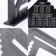 7''12'' Aluminum Alloy Triangle Ruler Metric Imperial Meter Square Protractor Line Ruler 7''12'' Aluminum Alloy Triangle Ruler Metric Imperial Meter Square Protractor Line Ruler