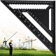 7''12'' Die-cast Aluminum Triangle Ruler Metric Imperial Meter Square Protractor Ruler Tools 7''12'' Die-cast Aluminum Triangle Ruler Metric Imperial Meter Square Protractor Ruler Tools