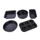 8'' Cake Tins Mold Non-stick Pastry Round Square Baking Tray Oven Mould Tool Set