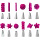 83PCS Cake Decorating Tools Set DIY Cake Piping Tips Turntable Rotating Cake 83PCS Cake Decorating Tools Set DIY Cake Piping Tips Turntable Rotating Cake