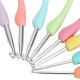 8PCS Aluminum Soft Handle Needles Knit Weave Craft Yarn Crochet Hooks Set 8PCS Aluminum Soft Handle Needles Knit Weave Craft Yarn Crochet Hooks Set
