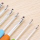 8Pcs Soft Plastic Handle Aluminum Crochet Hooks Knitting Needles Yarn Crochet Tool 8Pcs Soft Plastic Handle Aluminum Crochet Hooks Knitting Needles Yarn Crochet Tool
