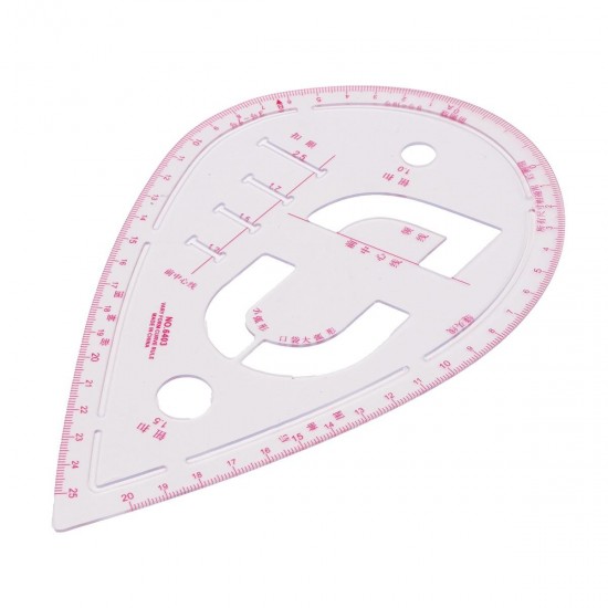 9 Style French Curve Sewing Tool Sew Drawing Template Ruler Kit for Dressmaking Tailoring Designing