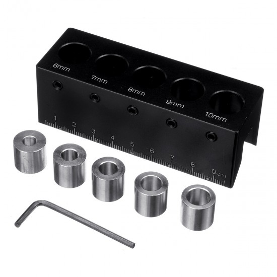 90 Degree Pocket Hole Jig System Kit Aluminum Alloy Oblique Hole Positioning Locator Drill Guide Woodworking Tool