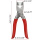 9.5mm Prong Ring Press Studs Buttons Fastener Snap Plier Fixing Tool Craft