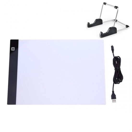 A4 LED Light Pad Dimmable Brightness for Diamond Paintings Tool USB Powered