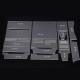 Acrylic Pattern Stencil Template Handmade Leather Craft Tool DIY Acrylic Stencil Set For Long Wallet Acrylic Pattern Stencil Template Handmade Leather Craft Tool DIY Acrylic Stencil Set For Long Wallet