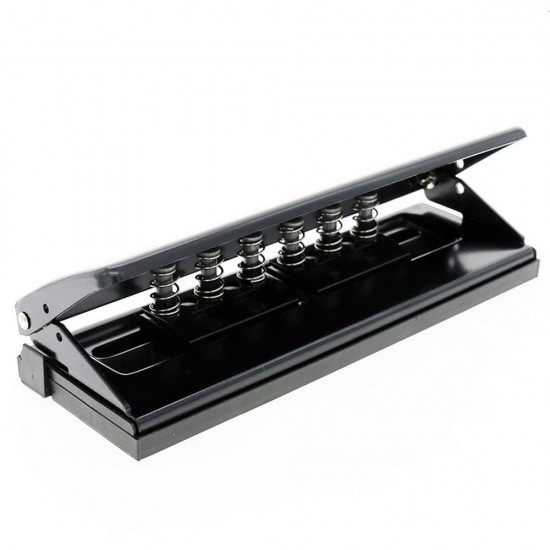 Adjustable 6-Holes Punch Loose-leaf Diaries Organizers Paper Punch Staplers Adjustable 6-Holes Punch Loose-leaf Diaries Organizers Paper Punch Staplers