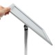 Adjustable A4 Metal Display Pedestal Sign Floor Holder Stand Poster Silver HQ Adjustable A4 Metal Display Pedestal Sign Floor Holder Stand Poster Silver HQ