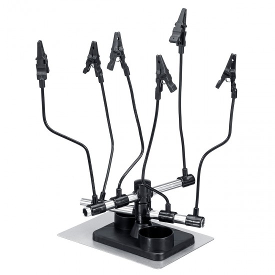 Airbrush & Spray G-un Part Holder Clip Stand Hold Model Hobby Auto Painting Brush Booth Airbrush & Spray G-un Part Holder Clip Stand Hold Model Hobby Auto Painting Brush Booth