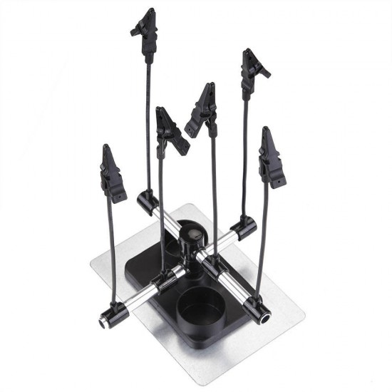 Airbrush & Spray G-un Part Holder Clip Stand Hold Model Hobby Auto Painting Brush Booth
