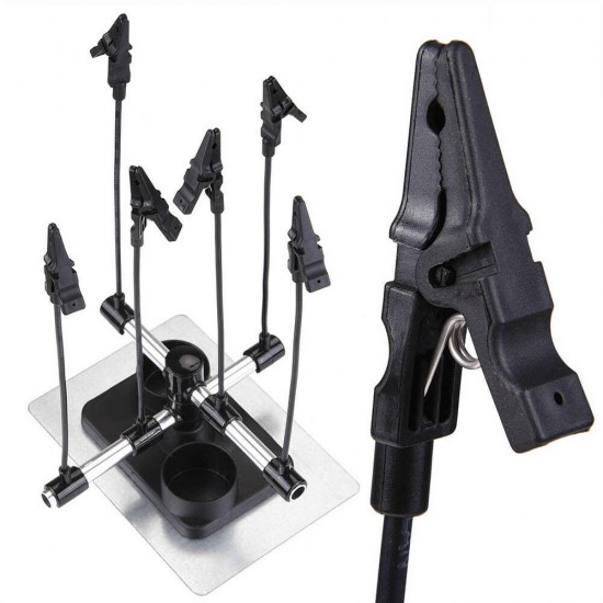 Airbrush & Spray G-un Part Holder Clip Stand Hold Model Hobby Auto Painting Brush Booth Airbrush & Spray G-un Part Holder Clip Stand Hold Model Hobby Auto Painting Brush Booth