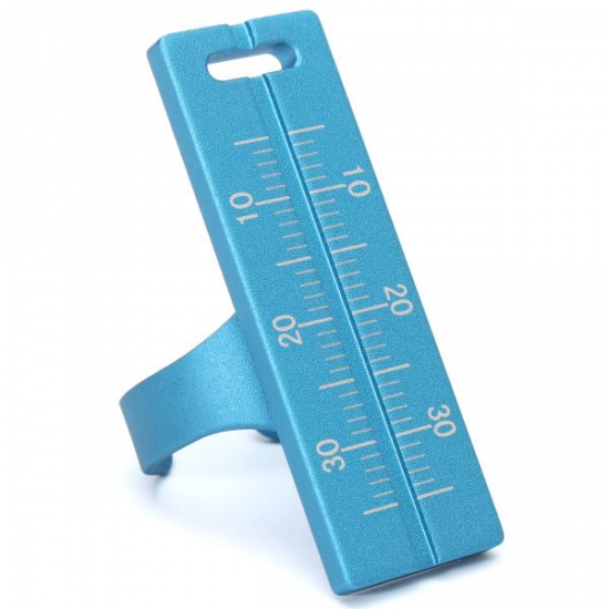 Aluminum Alloy Plamer Finger Ruler Measurement Tool Ring Ruler Measuring Instrument