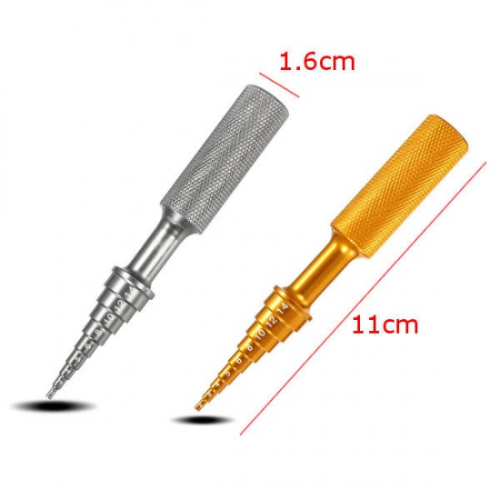 Aluminum Alloy Rigid Dedicated Bearing Disassembler Gold / Grey for 2-14mm Bearing Aluminum Alloy Rigid Dedicated Bearing Disassembler Gold / Grey for 2-14mm Bearing