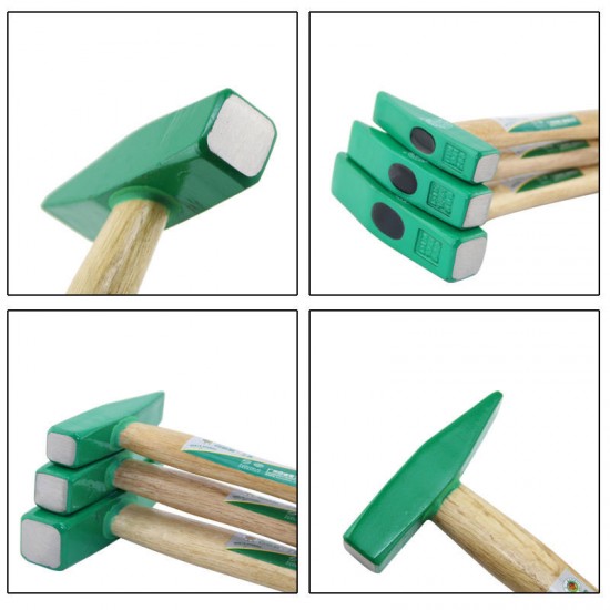 Machinist Hammer 100g/200g/300g/500g Mini Nail Hammer Installation Hammer Mallet With Wood Handle Hand Tools