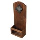 Beer Bottle Opener Drink Cap Catcher Wooden Iron Wall Mounted Rustic Bar Decoration Beer Bottle Opener Drink Cap Catcher Wooden Iron Wall Mounted Rustic Bar Decoration