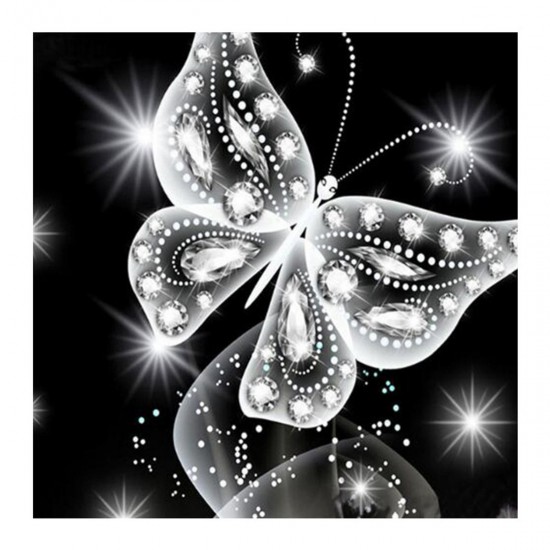 Butterfly 5D Diamond Paintings Embroidery Cross Stitch Tool Kit Butterfly 5D Diamond Paintings Embroidery Cross Stitch Tool Kit