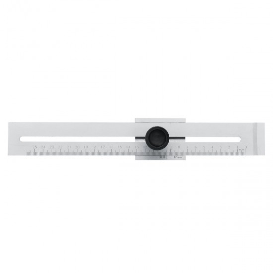 Carbon Steel 0.1mm Precision Parallel Ruler Marker Marking Gauge Line Ruler 250mm Carbon Steel 0.1mm Precision Parallel Ruler Marker Marking Gauge Line Ruler 250mm