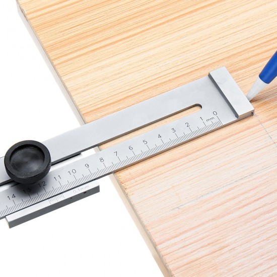 Carbon Steel 0.1mm Precision Parallel Ruler Marker Marking Gauge Line Ruler 250mm Carbon Steel 0.1mm Precision Parallel Ruler Marker Marking Gauge Line Ruler 250mm