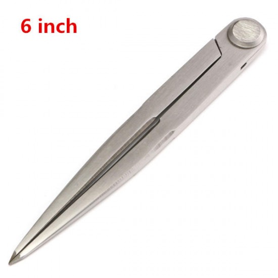Carbon Steel 4Inch/ 6Inch Leather Dash Compasses Rotating Scratch Tool Carbon Steel 4Inch/ 6Inch Leather Dash Compasses Rotating Scratch Tool