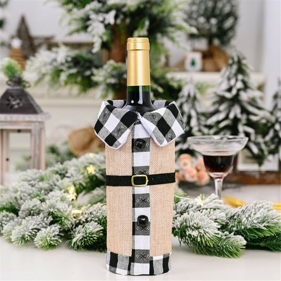 Christmas Sweater Winee Bottle Clothes Collar & Button Coat Design Decorative Bottle Sleeve Winee Bottle Sweater For Christmas Gifts Xmas Party Decorations Christmas Sweater Winee Bottle Clothes Collar & Button Coat Design Decorative Bottle Sleeve Winee Bottle Sweater For Christmas Gifts Xmas Party Decorations