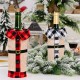 Christmas Sweater Winee Bottle Clothes Collar & Button Coat Design Decorative Bottle Sleeve Winee Bottle Sweater For Christmas Gifts Xmas Party Decorations