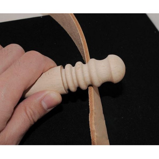 3Pcs Multi-size Round Wood Edge Slicker Leather Burnisher DIY Leather Craft Tool 3Pcs Multi-size Round Wood Edge Slicker Leather Burnisher DIY Leather Craft Tool
