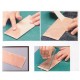 DIY Leather Craft Toughened Tempered Glass Plate Smoothing Slicker Crease Mat Leather Tool