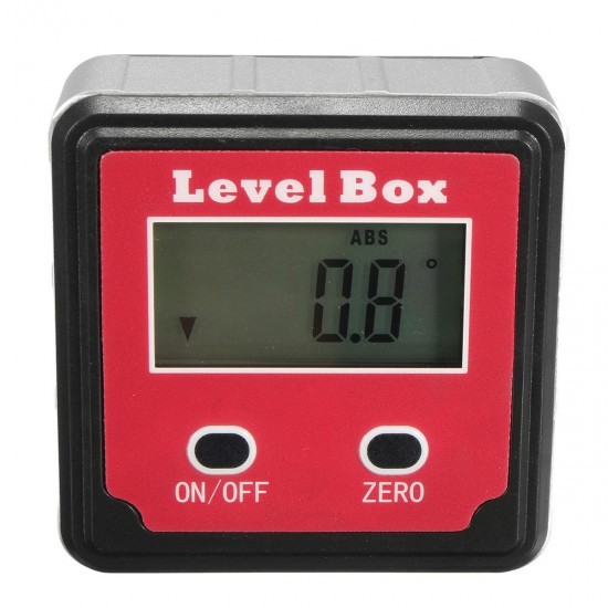 Digital Angle Finder Protractor Gauge Meter Bevel Box Inclinometer Spirit Level Box